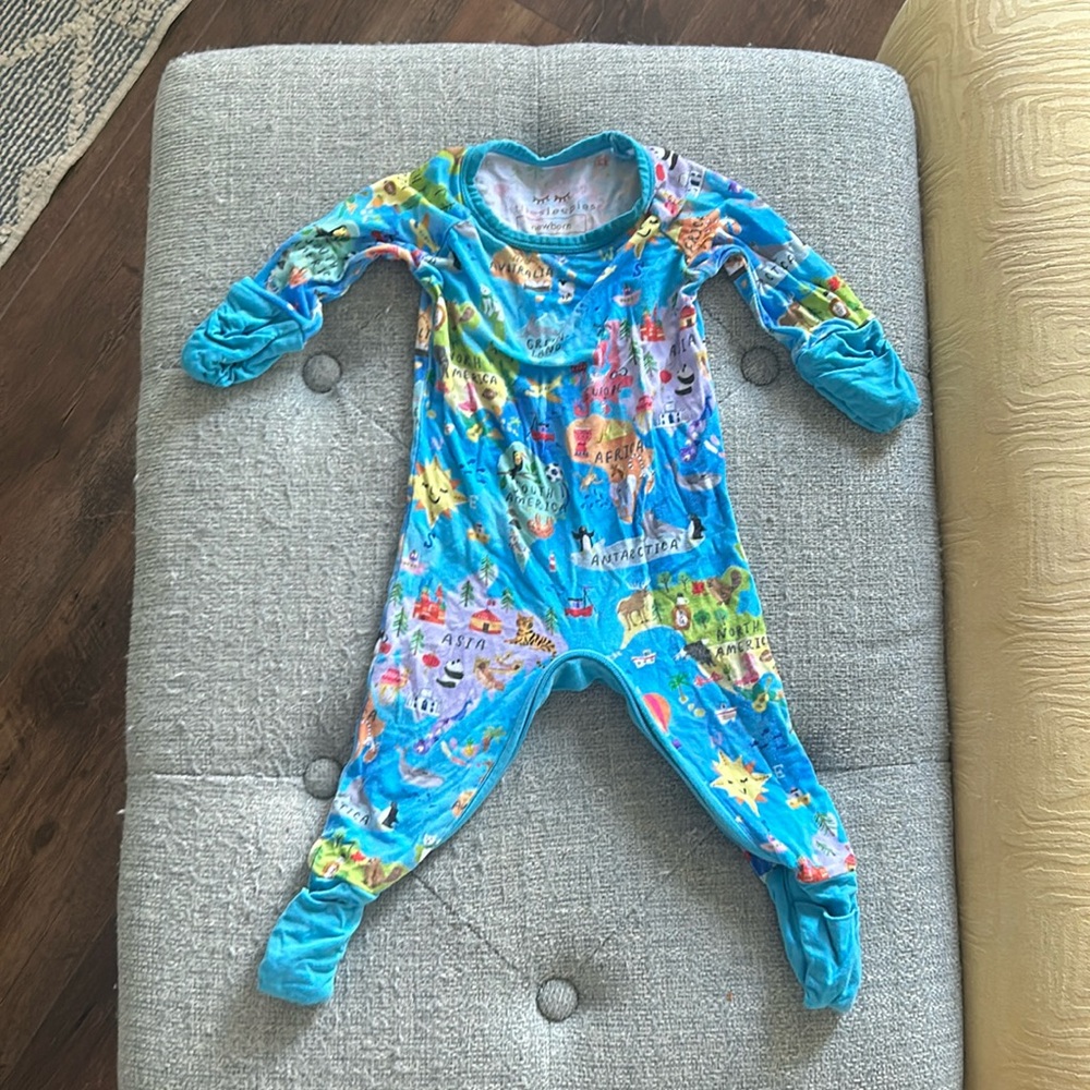 Little Sleepies Newborn Zippy